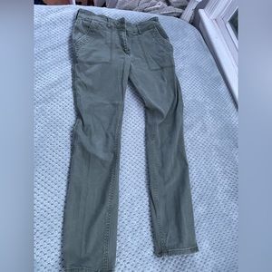 Green Army style Pants